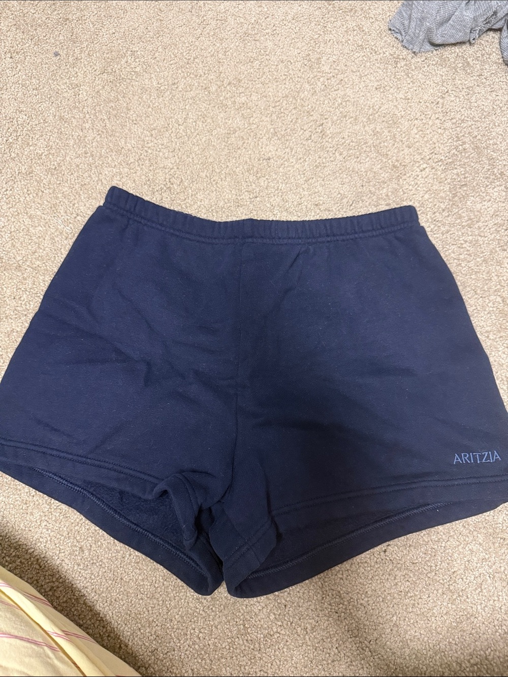 Aritzia Dark Navy Athletic Lounge Shorts